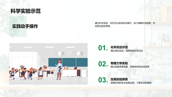 科学探索教学课PPT模板