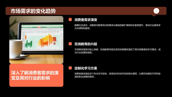 红色商务风教育培训行业商业计划书PPT模板