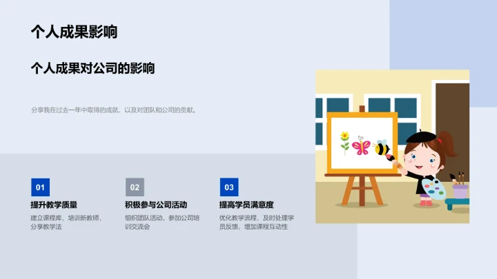 教学工作报告总结PPT模板