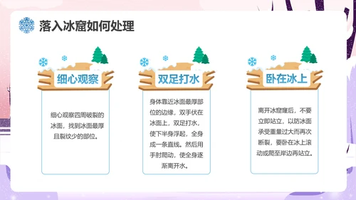 冬季滑冰安全教育主题班会通用PPT课件