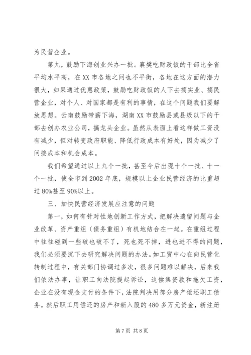 在全市民营经济表彰暨动员大会上的讲话.docx