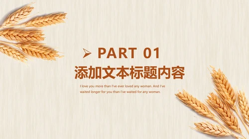 农业五谷杂粮农产品介绍食品健康营养讲座PPT