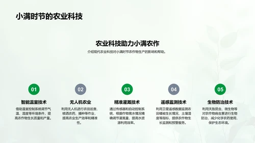 小满节气自然解读PPT模板