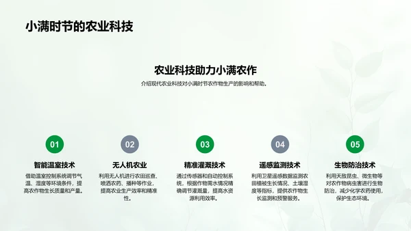 小满节气自然解读PPT模板