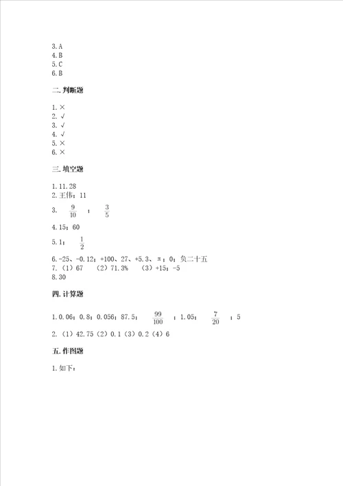 沪教版数学六年级下册期末测试卷b卷word版