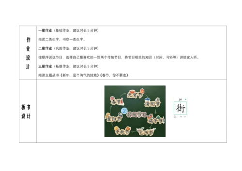 【大单元】3.精读引领课：《传统节日》 教学设计
