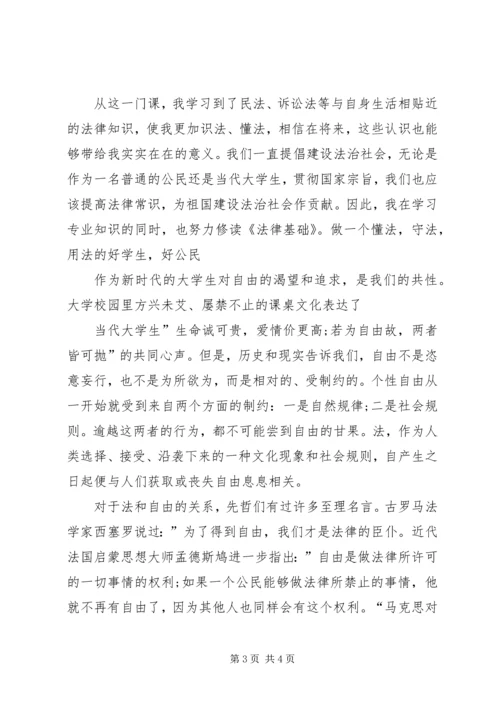 学习法律的心得体会学习法律的心得体会学习法律法规心得体会.docx