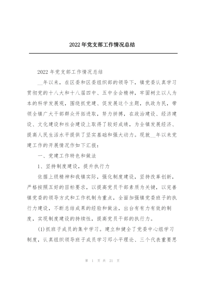 2022年党支部工作情况总结.docx