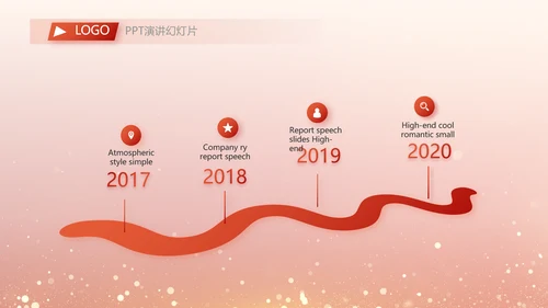 红色大气退休老干部工作总结动态PPT模板