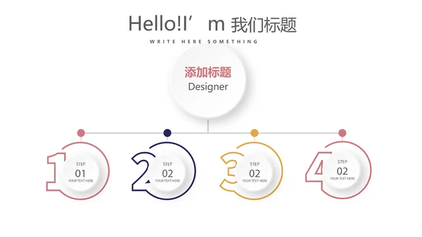 创意时尚微立体述职报告商务通用PPT动态模板