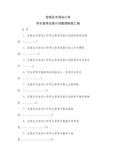 学生营养改善专项计划管理核心制度汇编.docx