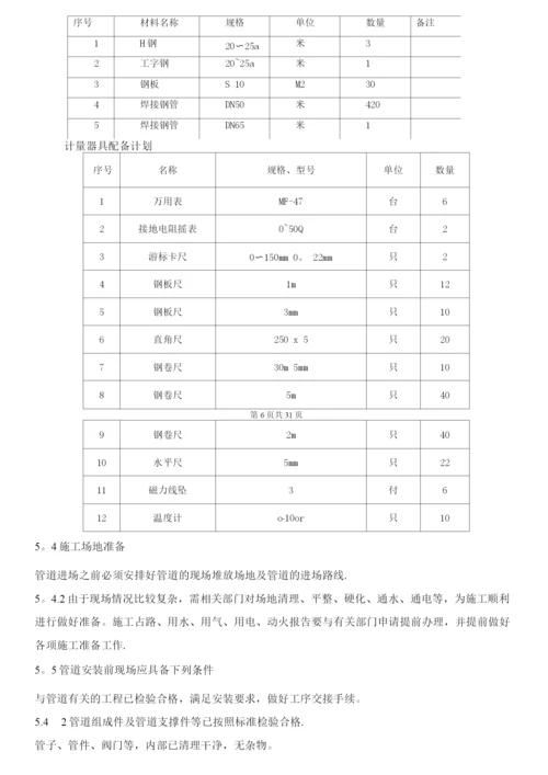 除尘管道系统制作安装施工方案.docx