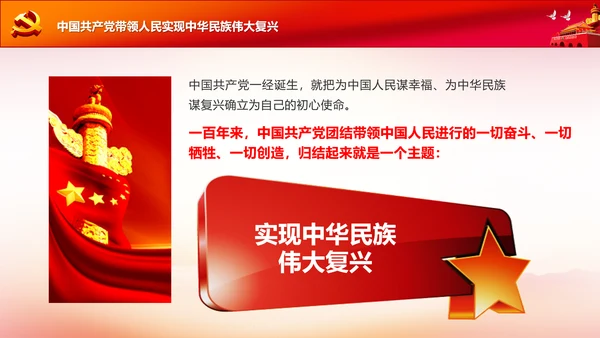 学习中国共产党成立100周年大会讲话PPT