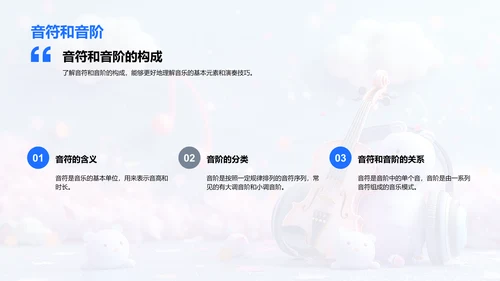 音乐欣赏教学PPT模板