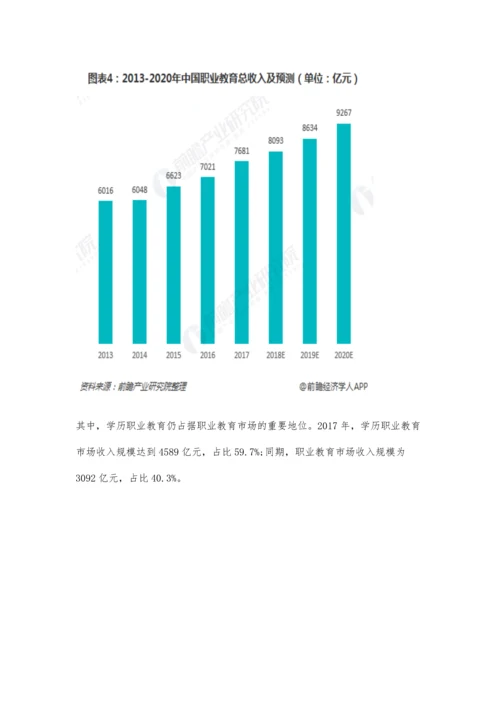 中国教育培训行业市场规模分析-预测将呈现三大发展趋势.docx