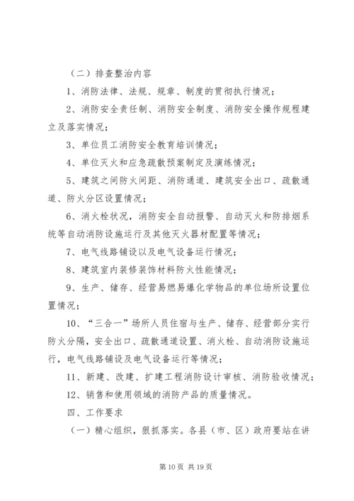 职高火灾隐患排查整治行动实施方案[定稿].docx