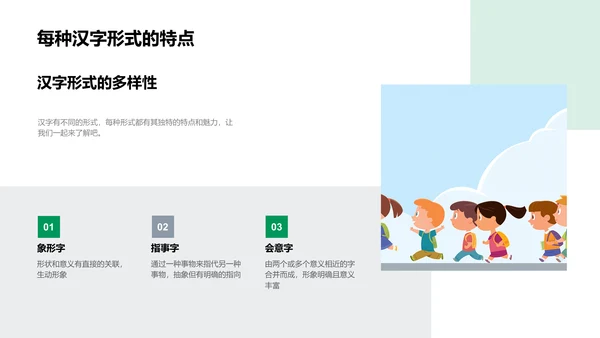 汉字学习游戏课PPT模板