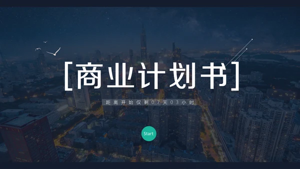 商业计划书欧美风国外企业简介模板