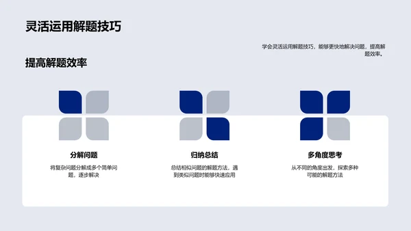 数学作业解析报告PPT模板