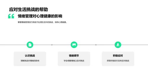 情绪管理教学PPT模板