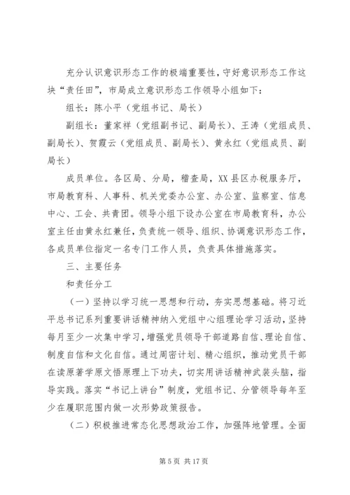 意识形态工作计划20XX年.docx