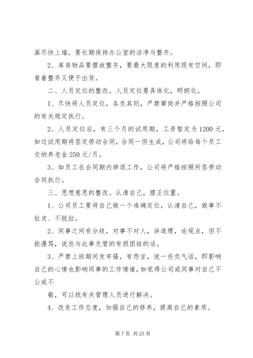 院长办公室整改方案.docx