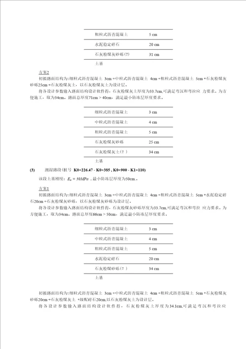 [毕业设计精品]路基路面设计计算书