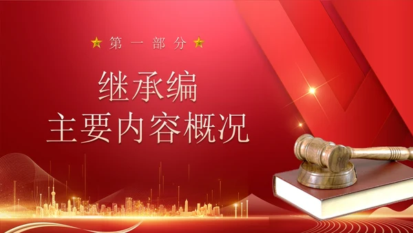 民法典继承编解读科技红色法律