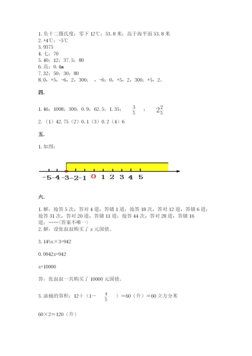 河南省平顶山市六年级下册数学期末考试试卷（培优b卷）.docx