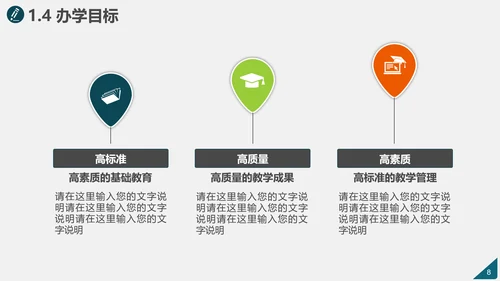 学校简介评优创建自评汇报PPT模板