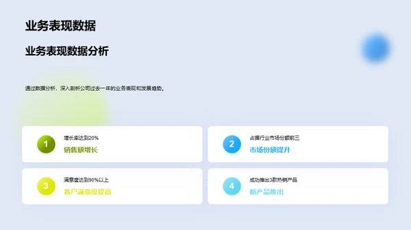 公司年度绩效回顾