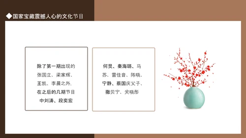 国家宝藏文化节目PPT模板