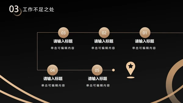 黑金不规则约商简务PPT模板