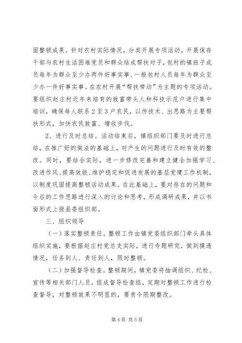 软弱涣散基层党组织整顿工作实施方案.docx