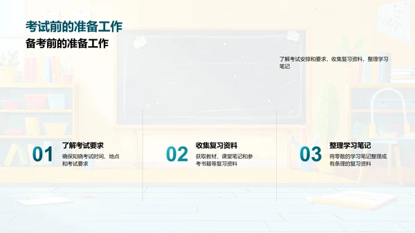 考试备战技巧PPT模板