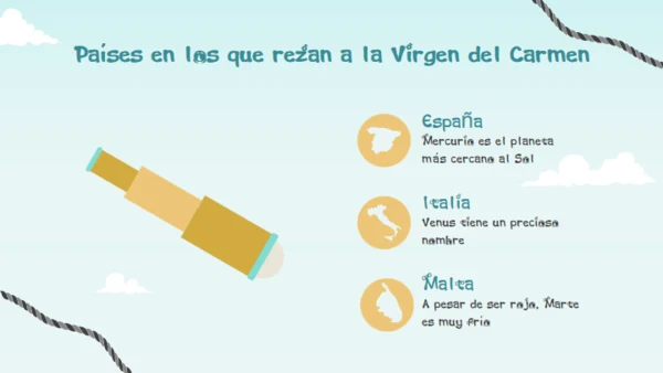 卡门圣母节介绍通用PPT模板