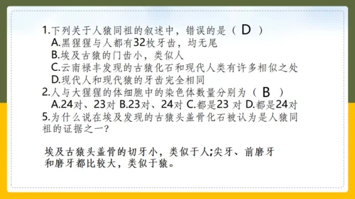 人类的起源和进化生物课通用PPT课件