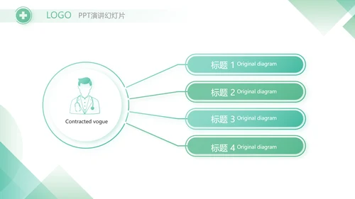 绿色大气医疗销售年终工作计划PPT动态模板