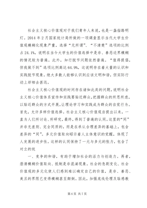 学习社会主义核心价值观心得体会_3.docx