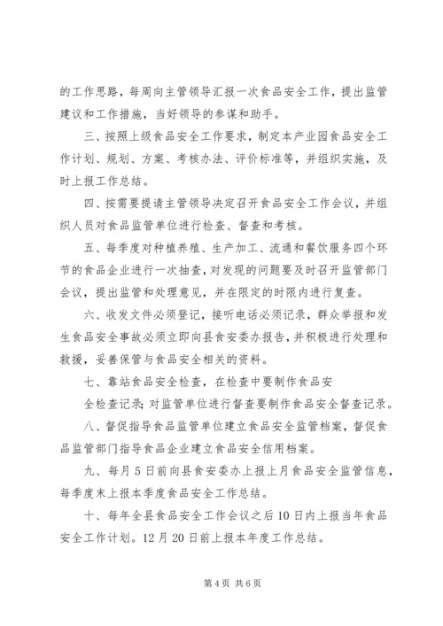 乡镇食品安全工作站联席会议制度.docx