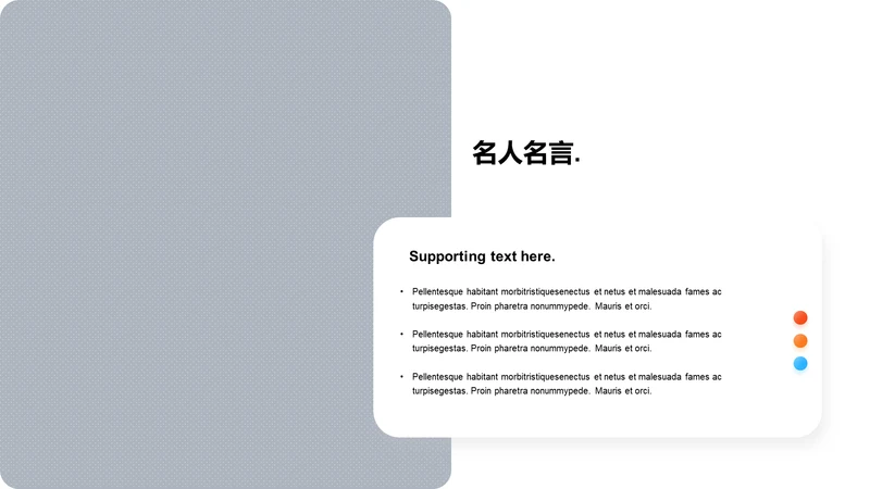 名人名言-简约商务1项图示