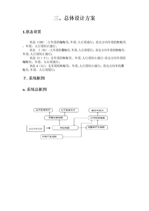 课程设计报告交通信号灯控制器