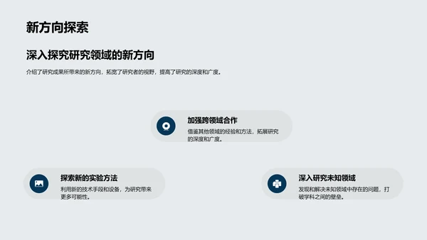 理学研究开题报告PPT模板