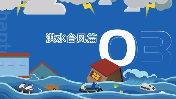 雷雨天气夏季安全自然灾害防范宣传PPT模板