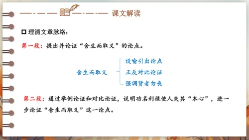 9 鱼我所欲也 课件(共38张PPT) 2024-2025学年语文部编版九年级下册