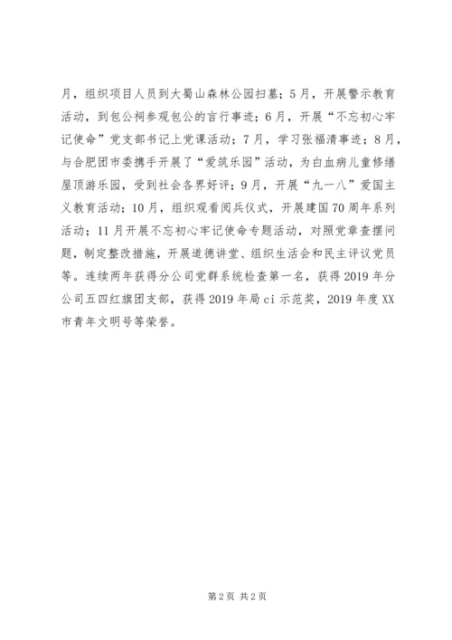 书城优秀基层党支部申报资料.docx