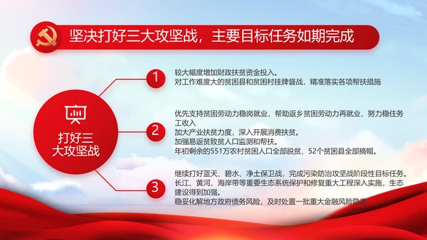 红色大气国家教育双减政策动态PPT模板