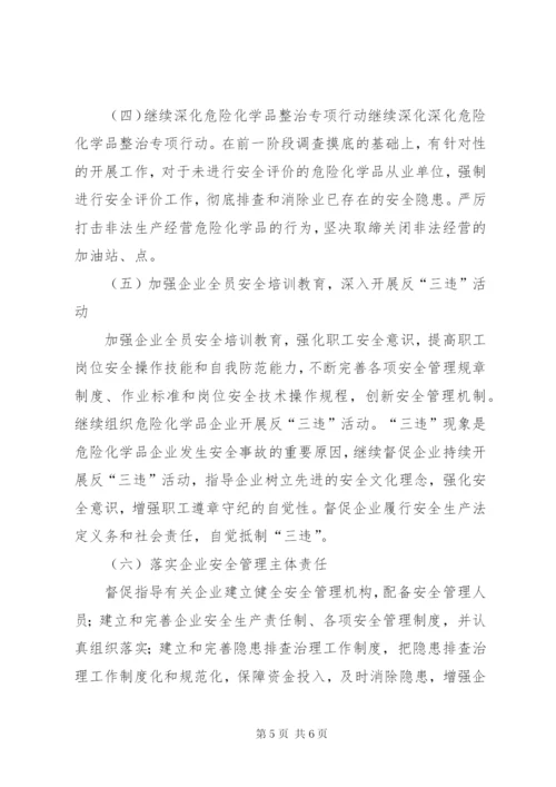 县危险化学品安全生产现状及监管对策调研报告.docx