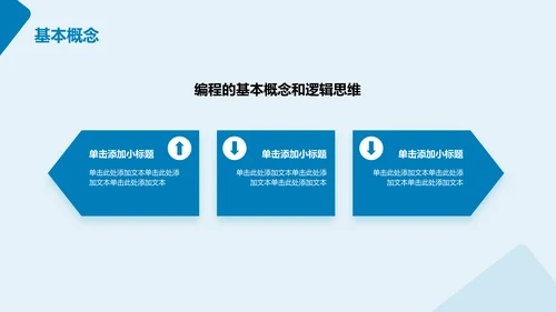 蓝色科技计算机类专业通用PPT模板