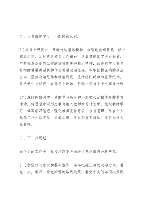 第二季度意识形态工作分析研判报告12篇.docx